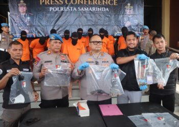 Polresta Samarinda Ungkap Jaringan Pembunuhan Terencana, 10 Pelaku Dibekuk dalam Empat Hari