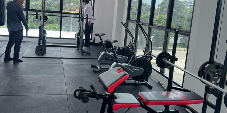 Peduli Kesehatan Pegawai, Damkar PPU Sediakan Fasilitas Fitness Modern