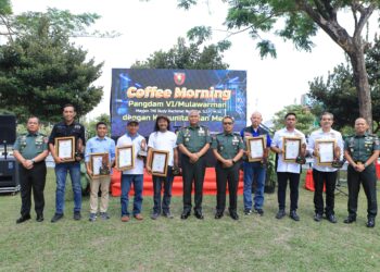 Coffee Morning Pangdam VI/Mlw: TNI, Komunitas Otomotif, dan Media Satu Suara Bangun Negeri