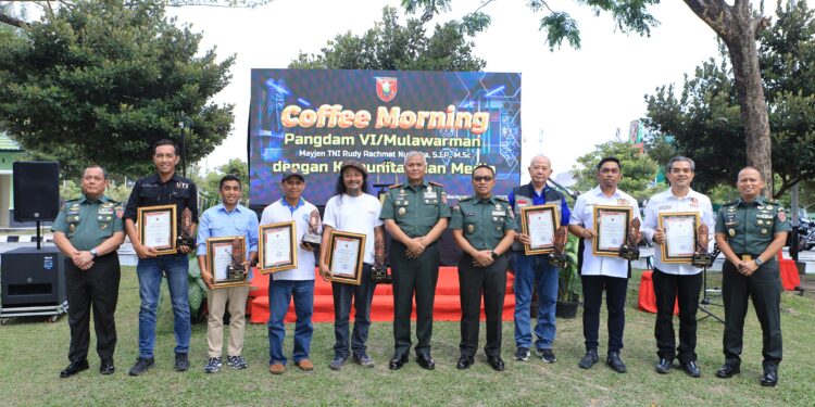 Coffee Morning Pangdam VI/Mlw: TNI, Komunitas Otomotif, dan Media Satu Suara Bangun Negeri