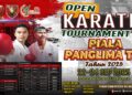 Open Karate Tournament Piala Panglima TNI 2025 Siap Digelar di Balikpapan