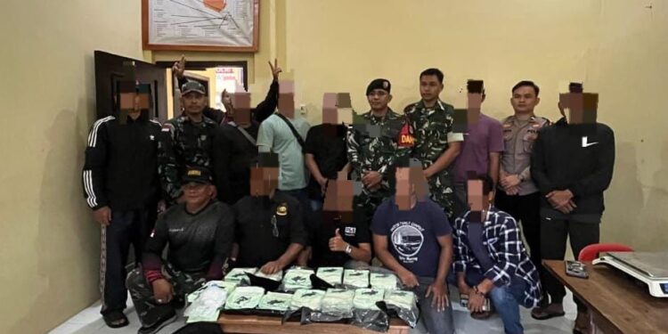 Tim Gabungan Gagalkan Penyelundupan 13 Kg Sabu di Perbatasan Nunukan