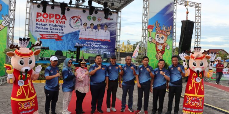 PPU Jadi Pusat Panggung Atlet Pelajar: POPDA XVII Kaltim Resmi Dibuka, Ribuan Atlet Padati Arena