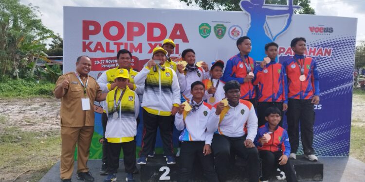 Panahan PPU Jadi Lumbung Emas di Popda Kaltim 2025, Kerja Keras Atlet Berbuah Manis
