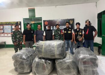 Karpet Ilegal Digagalkan di Perbatasan, Sinergi TNI Perketat Jalur Sebatik