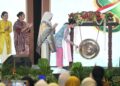 Sulam Tumpar Curi Perhatian di Persit BISA 2026, Nuansa Budaya Kaltim Jadi Magnet Pengunjung